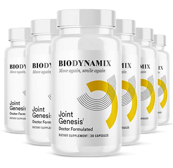 Six bottles of Joint Genesis capsules