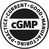 cGMP seal shown on the seller's order page